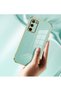 Luxury Silicone Case for Oppo A16 with Pearl White Edges Gold Detail - 6