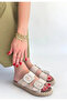 Hertas bej nubuk buckled slipper - 3