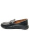 Larus Genuine Leather Orthopedic Women's Casual Ballerina Shoes Black - 4