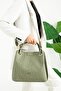 Hand-Knitted, Detailed, Wide-Strap, Stylish and Convenient Design, Women's Shoulder and Hand Bag