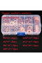 100pcs 100 PCS Of Copper Washers, Washers, Nuts, And Bolts, With Box M4/M5/M6/M8/M10/M12/M14 Seal Co - 8