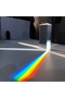 1pc Educational Glass Prism - Spectral Reflection, Ideal Teaching and Photography Tool, Perfect Gift - 4