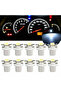 10 قطع من مصابيح LED بيضاء T5 B8.5D 5050 SMD للوحة القيادة في السيارة، إضاءة بيضاء فائقة السطوع، 12 فولت... - 2