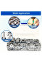 400pcs Flat Washer Gasket Combination M2 2.5 3 4 5 6 8 10 12 Boxed Anti-slip Sealing Washers - 5
