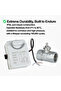 DN32 تيار متردد 220 فولت، ثنائي الاتجاه DC12-24V/AC220V مع تحكم يدوي وتحكم تلقائي، مصنوع من الفولاذ المقاوم للصدأ - 3