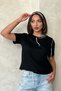 Black Shepherd Stitched T-Shirt |   D2629 - Black