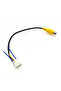 1piece Auto Rear View Backup Camera Cable Adaptor RCA 10Pin For Car Stereo Radio DVD Monitor Car... - 4