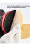 120 Grit 50 Pieces of 5-Inch 8-Hole Gold Adhesive-Backed Sanding Discs, Dust-Proof and Anti-Clogging - 8