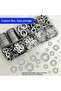 400pcs Flat Washer Gasket Combination M2 2.5 3 4 5 6 8 10 12 Boxed Anti-slip Sealing Washers - 6