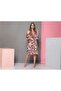 Women's Leaf Pattern Leaf Patterned Dressing Gown Set