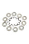 10pcs Washer and 10pcs E-Clip for STIHL 017 018 019 021 023 025 MS170 MS180 MS250 Chainsaw Replac... - 5