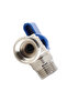 DN15 Angle Stop Valve G1/2 DN15 Male X G3/4 DN20 Male Thread Brass Quarter Turn Ball Valve - 3