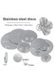 50mmx1mm 1PCS Stainless Steel Disc 304 Stainless Steel Round Steel Plate Diameter 50mm-100mm Thickne
