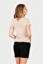Women's Cream V-Neck T-Shirt - 2