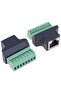 RJ45 To Screw Terminal Adaptor Rj45 Female To 8 Pin Connector For CCTV DVR - 2