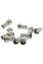 10Pcs Brand New 75-5 F Connector Screw On Type For RG6 Satellite TV Antenna Coax Cable - 6