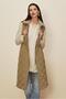 Waist-Tieded Quilted Vest 45273 - 2