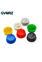 24PCS Tactile Push Button Switch Momentary 12*12*7.3MM Micro switch button + 12PCS Tact Cap(6 col... - 2