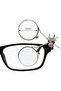 20x 10X Double Lenses Magnifying Glass Stainless Steel Clip Magnifier Rotatable MINI Magnifier Diame - 6