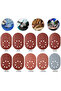 100Pcs 5inch Sandpaper 8 Hole 80Grit-3000Grit Mixed Sanding paper Round Auto Self-adhesive Sand 1... - 3