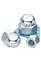 M6-20Pcs DIN1587 Metric Zinc Plated Hex Cap Nut Domed Nuts For Decrotive M4 M5 M6 M8 M10 M12M 14 M16 - 2
