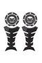 Gas Cap Cover Sticker and protector 3D Carbon Fiber Gel Gas Fuel Tank Pad Protector Sticker Motor... - 8