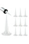 10pcs Caulking Nozzle Structural Glue Nozzle Universal Glue Tip Mouth Sealant Silicone Caulking T...