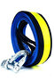 5m 8Tons Heavy Duty Car Tow Rope Auto Emergency Safety Towing Rope Cable Wire With Hooks High Str... - 7