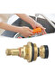 Brass Slow Opening Spool Faucet ////Hot And Cold Water Spool ///G1/2 Kitchen Sink Mixer Tap Strea... - 8