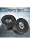 4pcs 4pcs 0840UU U Type U-Groove Pulley Roller Guide Wheel 8x39.5x20.1mm Metal+plastic - 5