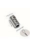 10pcs Adjustable Stainless Steel Wire Rope Lock Clamps - Self-Locking Fasteners for Home Renovati... - 2