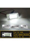 قطعتان من مصابيح لوحة الأرقام LED بيضاء 6000 كلفن لسيارات أودي A3 A4 S4 RS4 B6 B7 A6 RS6 S6 C6 S5 Q7 A8 S8 Avant Canbus - 5
