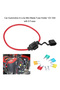 12V Car Automotive In-Line Mini Blade Fuse Holder Fuses with Splashproof Casing with 6 Fuses 5A 1... - 3
