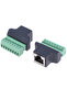 RJ45 To Screw Terminal Adaptor Rj45 Female To 8 Pin Connector For CCTV DVR - 7