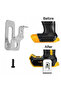2PCS Electric Drill Belt Clip Hooks For DeWalt 20V Drill Driver N268241 N169778 DCD980 Hammer Imp... - 2
