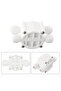 A 4 Way RO Auto Shut-Off Valve Switch 1/4" Water Purifier Reverse Osmosis Straight Drink Machines Q. - 2