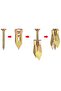 50set 50/100/400Pcs Self Tapping Screws Self Drilling Anchors Screws Drywall Anchors Easy Applicatio - 2