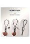 10pcs Adjustable Stainless Steel Wire Rope Lock Clamps - Self-Locking Fasteners for Home Renovati... - 3