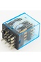 1pc 12V DC 1pc Power Relay MY4NJ with Din Rail Mount Socket Base 14 Pins 12V/24V 110V/220V MY4N Rela - 3