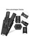 6 inch black Mini Short Drawer Slides Full Extension Guide Rail Drawer Cupboard Furniture Hardware S - 3