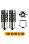 2pcs white 2pcs LED Backup Light Blub Reverse Lamp Canbus P21W 7506 BA15S For Volvo C70 S40 S70 S80 - 5
