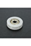10pcs 10pcs U Groove Nylon Round Pulley Ball Bearing Wheel Roller for Door Windows Shower Pulleys Dr - 2