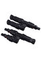 1 Pair IP67 Solar PV Connector Approved 2 to 1 T Branch Male And Female Solar 100% PP0 Parallel D... - 3