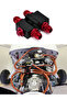 Oil Cooler Thermostat Sandwich Plate Filter Engine Transmission Oil Cooling Adapter 10AN Inline F... - 7