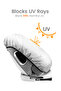 1PC Both Sides Silver Black & Baby Car Seat Sun Shade Cover Blocks Out Heat & Sun UV Covers Unive... - 7