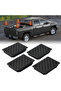 4pcs Truck Bed Rail Pile Cap For Chevrolet Silverado 2010-2014 GMC Sierra - 7