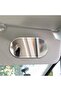 Rectangle L Car Makeup Mirror Car Stainless Steel Portable Auto Sun-Shading Visor HD Mirrors Car Int - 6