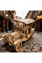 WHITE DIY Vintage Classic Car Model Kit 3D Puzzle Construction Fun Set Wooden Building Blocks New Ye - 7