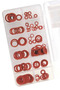 150Pcs Flat Washer Red Steel Paper Fiber Insulation Washer M10 M12 M14 M17 M18 M20 M24 Flat Ring... - 2