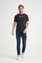 Navy Blue Men's Crew Neck T-Shirt Premium Cotton High Quality Regular Fit - 2